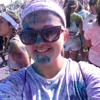 The Color Run - Me at the finish - Races & Competitions Near Me