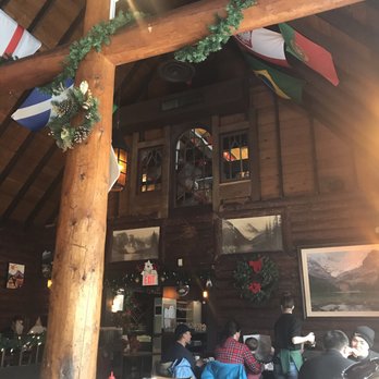 Melissa's MisSteak - View of main dining area up to lounge - Steakhouses Near Me - Banff, Alberta