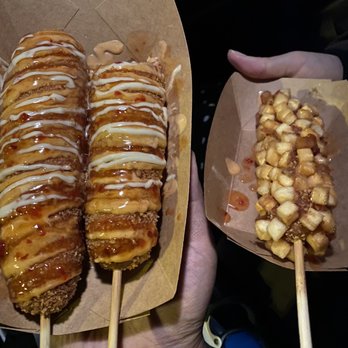 Chung Chun - Volcano, Jumbo, Potato/Hotdog - Korean Near Me - Laval, Quebec