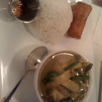 Naam Khao - green curry lunch special - Thai Near Me - Houston, Texas Naam Khao - green curry lunch special - Thai Near Me - Houston, Texas