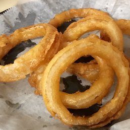 Onion rings. Greasy much?