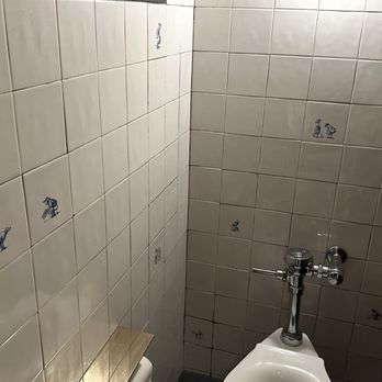 Albert's Bar - Bathroom with whimsical tiles - Cocktail Bars Near Me - New York, New York Albert's Bar - Bathroom with whimsical tiles - Cocktail Bars Near Me - New York, New York