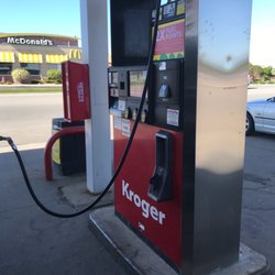 Kroger Food & Pharmacy - Need fuel after pulling out 37ft "rolling home on wheels" to the campground.