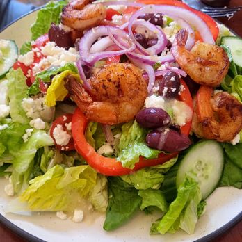SW Grill - Greek salad with grilled shrimp - Breakfast & Brunch Near Me - Boca Raton, Florida SW Grill - Greek salad with grilled shrimp - Breakfast & Brunch Near Me - Boca Raton, Florida