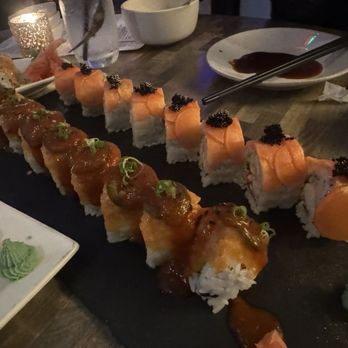 Fighting Fish - Shogun's Armor Roll  (Top) & Firecracker Roll (Bottom) - Sushi Bars Near Me - Richmond, Virginia