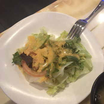 Megu Sushi & Hibachi - House salad - Sushi Bars Near Me - Cherry Hill, New Jersey Megu Sushi & Hibachi - House salad - Sushi Bars Near Me - Cherry Hill, New Jersey
