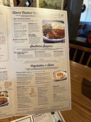 Menu photo 3 Cracker Barrel Old Country Store Chandler, AZ