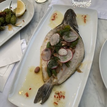 Cara Restaurant - Branzino - New American Near Me - Los Angeles, California