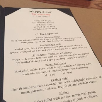 Julep Kitchen & Bar - Happy Hour Specials. Monday to Friday 3pm to 6pm. In the bar only. - Barbeque Near Me - Annapolis, Maryland Julep Kitchen & Bar - Happy Hour Specials. Monday to Friday 3pm to 6pm. In the bar only. - Barbeque Near Me - Annapolis, Maryland
