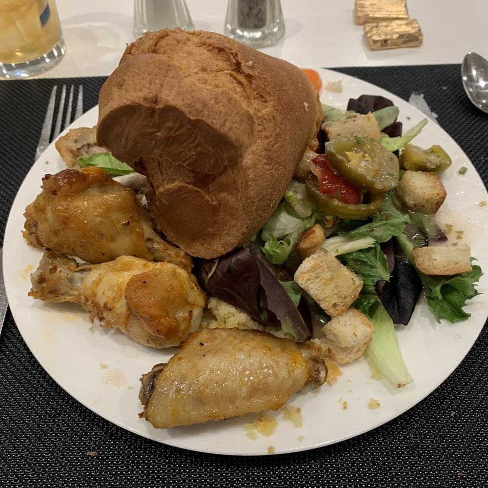 La Provence Restaurant - Bloomingdales - Sorry for the messy plate! Chicken wings, salad, and of course, a delicious popover. - American Near Me - White Plains, New York La Provence Restaurant - Bloomingdales - Sorry for the messy plate! Chicken wings, salad, and of course, a delicious popover. - American Near Me - White Plains, New York