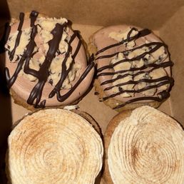 Chocolate chip cookie dough and churro