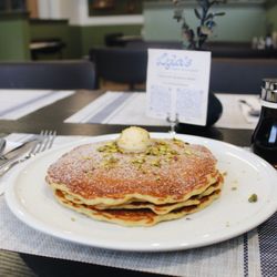 Lyla's Family Restaurant - Pistachio pancakes