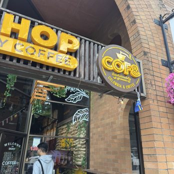 COF& - Front sign - Cafes Near Me - Bellingham, Washington