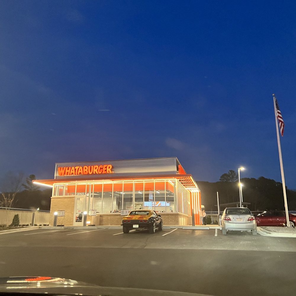Whataburger - Outside - Burgers Near Me - Huntsville, Alabama Whataburger - Outside - Burgers Near Me - Huntsville, Alabama