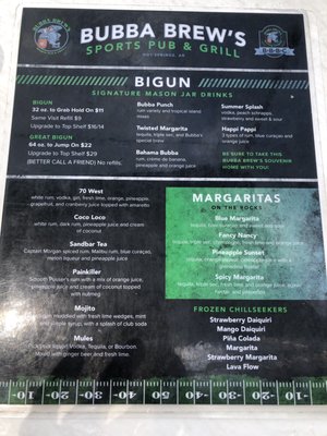 Menu photo 6 Bubba Brew's Hot Springs, AR