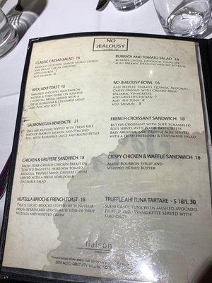 Menu photo 6 No Jealousy Los Angeles, CA Menu photo 6 No Jealousy Los Angeles, CA