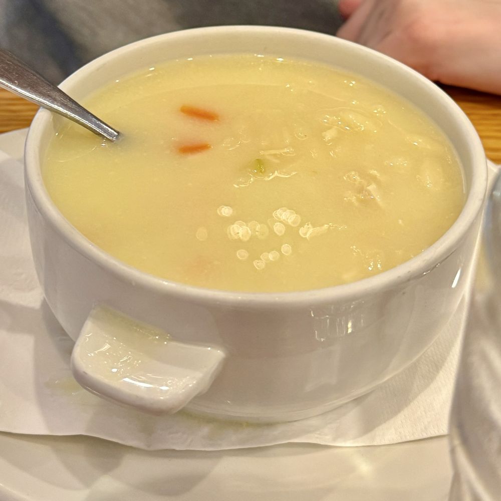 The Greek Village - Chicken lemon soup. Simple- so tasty - Greek Near Me - Northvale, New Jersey The Greek Village - Chicken lemon soup. Simple- so tasty - Greek Near Me - Northvale, New Jersey