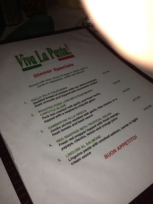 Menu photo 7 Viva La Pasta! Simi Valley, CA Menu photo 7 Viva La Pasta! Simi Valley, CA