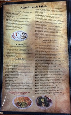 Menu photo 4 La Hacienda De Los Reyes Watts, OK Menu photo 4 La Hacienda De Los Reyes Watts, OK