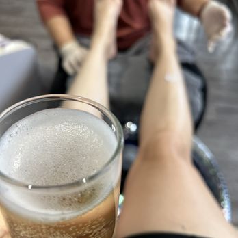 Nail Bar Nola - Complimentary Prosecco  with my pedicure. - Nail Salons Near Me - New Orleans, Louisiana