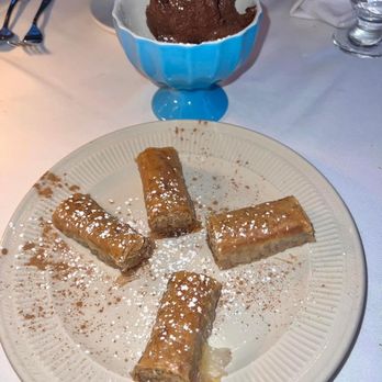 Eleni's - Baklava and chocolate mouse. Best baklava I have ever had. It wasn't too sweet which made it all the more amazing. - Greek Near Me - New York, New York Eleni's - Baklava and chocolate mouse. Best baklava I have ever had. It wasn't too sweet which made it all the more amazing. - Greek Near Me - New York, New York