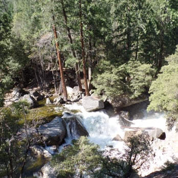 Vernal Fall - water steam on the along the trail - Parks Near Me Vernal Fall - water steam on the along the trail - Parks Near Me