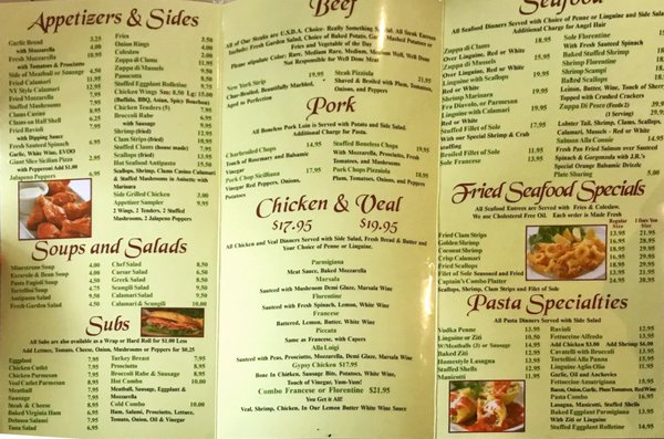 Menu photo 2 Abate Apizza & Seafood Restaurant North Haven, CT Menu photo 2 Abate Apizza & Seafood Restaurant North Haven, CT