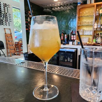 BCW - The Folded Spritz, a nice cocktail that was made with Sake. - Salad Near Me - Little Rock, Arkansas BCW - The Folded Spritz, a nice cocktail that was made with Sake. - Salad Near Me - Little Rock, Arkansas