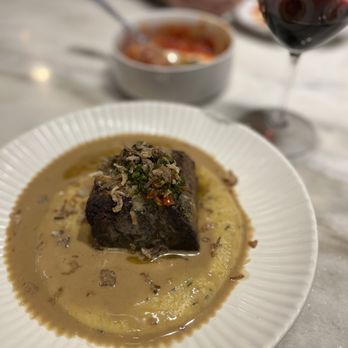 Grist - Braised Beef over Polenta - Pasta Shops Near Me - Dayton, Ohio Grist - Braised Beef over Polenta - Pasta Shops Near Me - Dayton, Ohio
