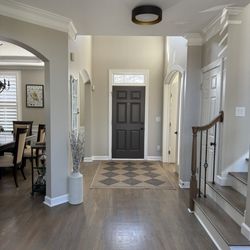 W & Jr Painting - Moody Dark Door