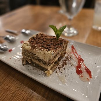 IL  Posto - Tiramisu, you can tell it's freshly made in house. Amazing! - Italian Near Me - San Diego, California