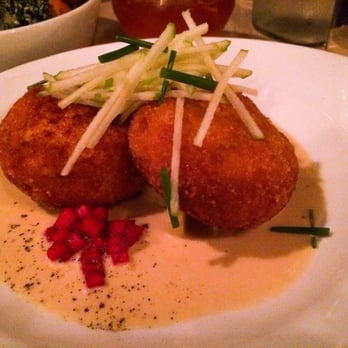 The Acorn - Potato parsnip croquettes. So good with the cheddar and apple. - Vegan Near Me - Vancouver, British Columbia