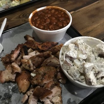 Speakeasy BBQ - half pound of chicken , potato salad and baked beans - Barbeque Near Me - Norco, California Speakeasy BBQ - half pound of chicken , potato salad and baked beans - Barbeque Near Me - Norco, California