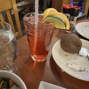 Archer's on the Pier - A little "Mommy Mocktail" so I wouldn't feel left out while my husband had a blood orange mule. - Seafood Near Me - Rockland, Maine