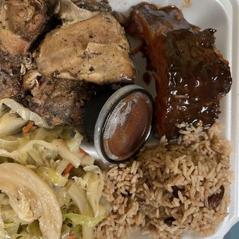 CB's Jamaican Jerk & BBQ - Two meat combo - Caribbean Near Me - Biloxi, Mississippi CB's Jamaican Jerk & BBQ - Two meat combo - Caribbean Near Me - Biloxi, Mississippi