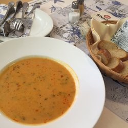 Restaurant Fisch Jackob - Shrimp soup s so nice :)