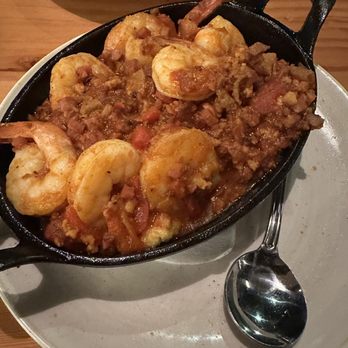 Wildfin American Grill - Riverton - Shrimp and Grits - a little too much of the sausage/tomato sauce - New American Near Me - Riverton, Utah Wildfin American Grill - Riverton - Shrimp and Grits - a little too much of the sausage/tomato sauce - New American Near Me - Riverton, Utah