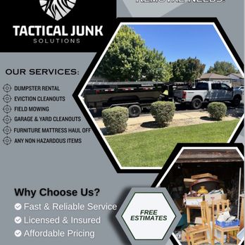 Tactical Junk Solutions - Junk Removal & Hauling Near Me Tactical Junk Solutions - Junk Removal & Hauling Near Me