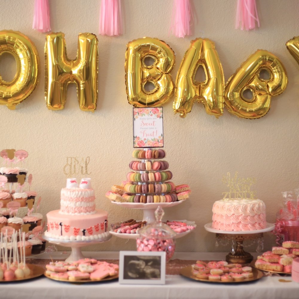 Fun Size Bakes - Baby Shower Dessert Table with Cake Pops and Cookies by Fun Size Bakes - Desserts Near Me - Corona, California Fun Size Bakes - Baby Shower Dessert Table with Cake Pops and Cookies by Fun Size Bakes - Desserts Near Me - Corona, California