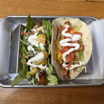 Whiskey Taco - Baja in lettuce cup and original taco - Tacos Near Me - Pekin, Illinois