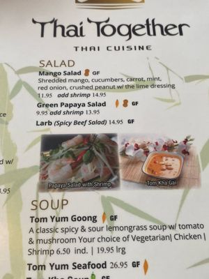 Menu photo 4 Thai Together Sherwood Park, AB
