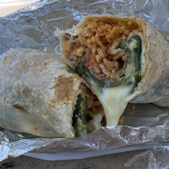 Taqueria Morgan Grill - 20240630 - Chile Relleno Burrito cut in 1/2 - Mexican Near Me - Morgan Hill, California Taqueria Morgan Grill - 20240630 - Chile Relleno Burrito cut in 1/2 - Mexican Near Me - Morgan Hill, California