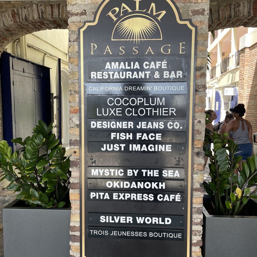 Amalia Cafe - Signage at entrance - Spanish Near Me - St Thomas, Virgin Islands Amalia Cafe - Signage at entrance - Spanish Near Me - St Thomas, Virgin Islands
