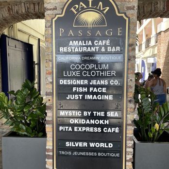 Amalia Cafe - Signage at entrance - Spanish Near Me - St Thomas, Virgin Islands Amalia Cafe - Signage at entrance - Spanish Near Me - St Thomas, Virgin Islands