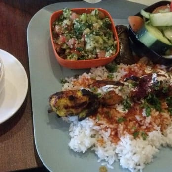 Babalou's Mediterranean - Chicken kabob combo with Turkish coffee. - Mediterranean Near Me - Walnut Creek, California Babalou's Mediterranean - Chicken kabob combo with Turkish coffee. - Mediterranean Near Me - Walnut Creek, California