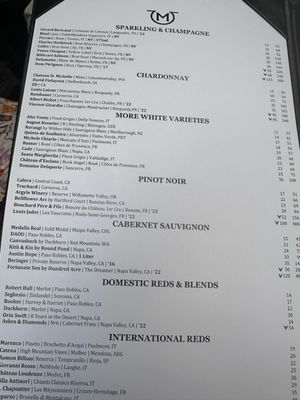 Menu photo 1 Mastro's Steakhouse Houston, TX