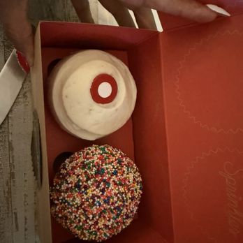 Sprinkles - I only bought two cupcakes. Both so delicious. Red Velvet and Sprinkle. - Bakeries Near Me - Palo Alto, California Sprinkles - I only bought two cupcakes. Both so delicious. Red Velvet and Sprinkle. - Bakeries Near Me - Palo Alto, California