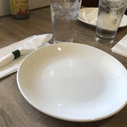 Empty plate-for a while