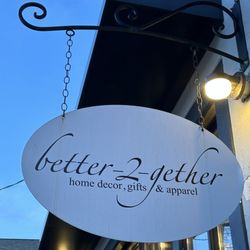 Better-2-gether - Hanging sign