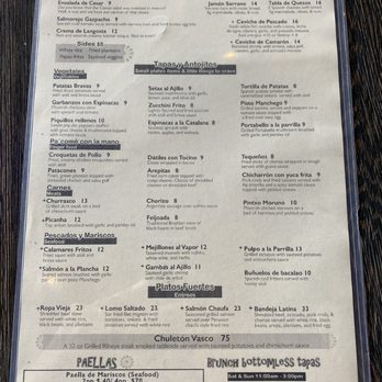Sabores Tapas Bar - Menu - Tapas Bars Near Me - Arlington, Virginia Sabores Tapas Bar - Menu - Tapas Bars Near Me - Arlington, Virginia